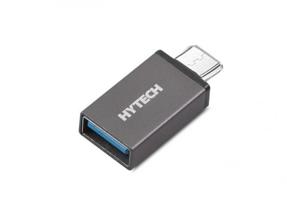 Hytech HY-XO10 Gümüş USB F To MicroUSB M Metal Gövdeli OTG Çevirici