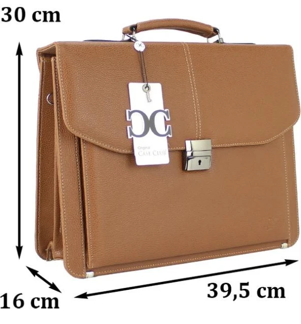 Deri Evrak Çantası Laptop Bölmeli 15.6"İnç Taban Korumalı 8683255011315 - 10