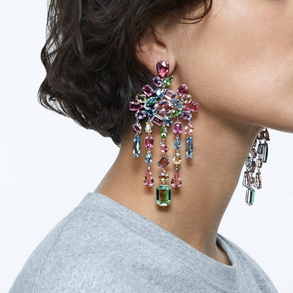 5601887 Swarovski Küpe Gema:Clip Earrings Chandelier CRMU/RHS - 2