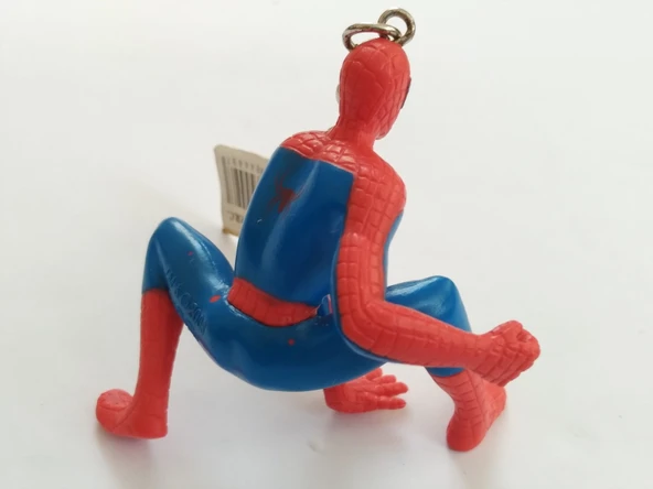 Spiderman Anahtarlık (Lisanslı) ELASTİK (Spiderman MASKOT) ÖRÜMCEK ADAM Asma Süs, OTO ANAHTARLIĞI - Resim 2