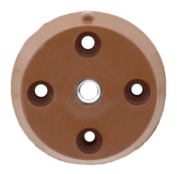 Mobilya Masa Sehpa Ayağı Bağlantı Aparatı Düz Ayak Tabanı Kahve - 2