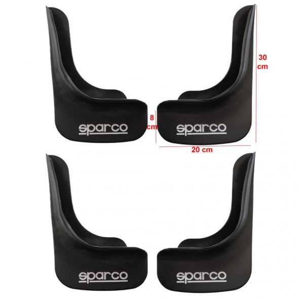 Sparco Universal 4lü Paçalık Çamurluk Tozluk SPC1UX01 - 2