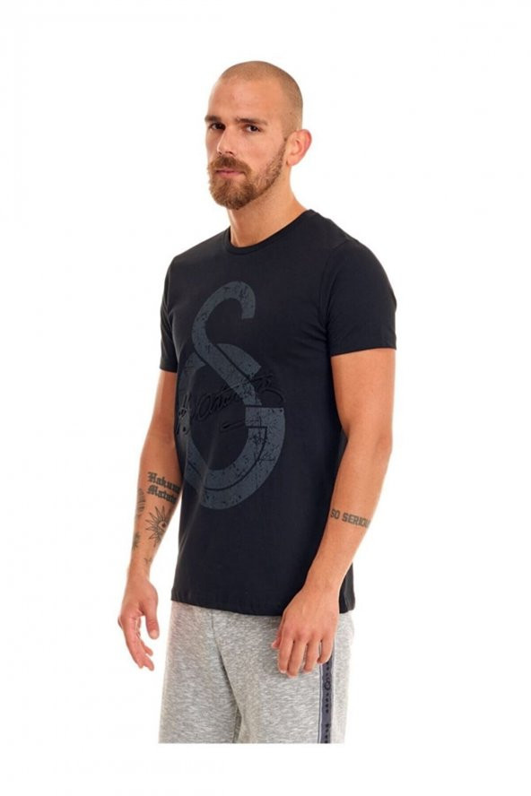 Galatasaray Orijinal Ata İmza T-Shirt Siyah - 3