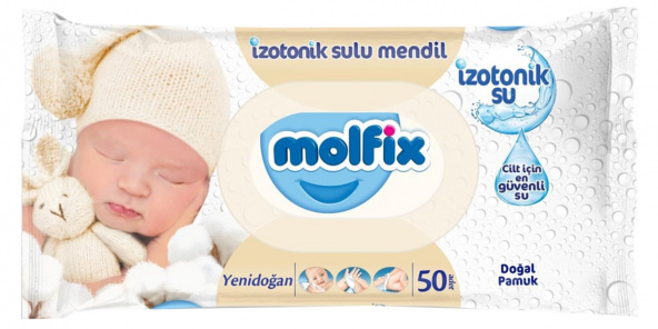 Molfix Yenidoğan Islak Pamuk Mendil 50li 24 Paket 1200 Yaprak - 3