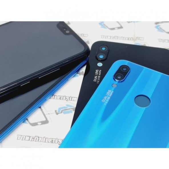 Huawei P20 Lite Lcd Ekran (çıtalı) + Pil Kapağı (Tamir Seti) - 3