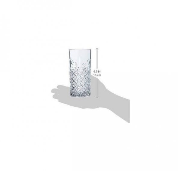 Paşabahçe 520205 Timeless 4lü Meşrubat Bardağı -365 cc - 2