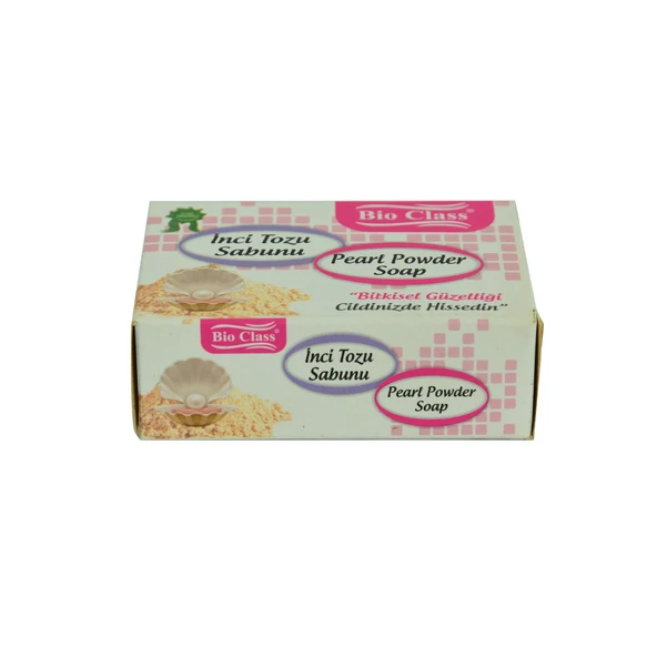 Bio Class İnci Tozu Sabunu Pearl Powder Soap 100 Gr - Resim 3
