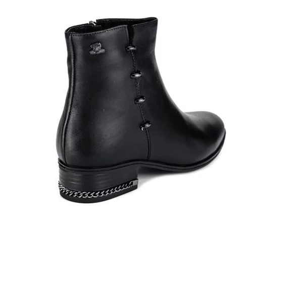 Venüs 2152703K Kadın Hakiki Deri Siyah Günlük Bot - 6