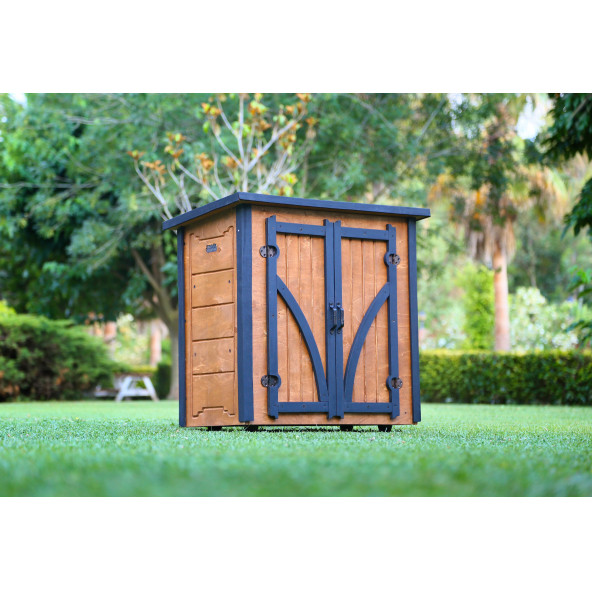 Mandu Ahşap Bahçe Depolama Dolabı 190Lt