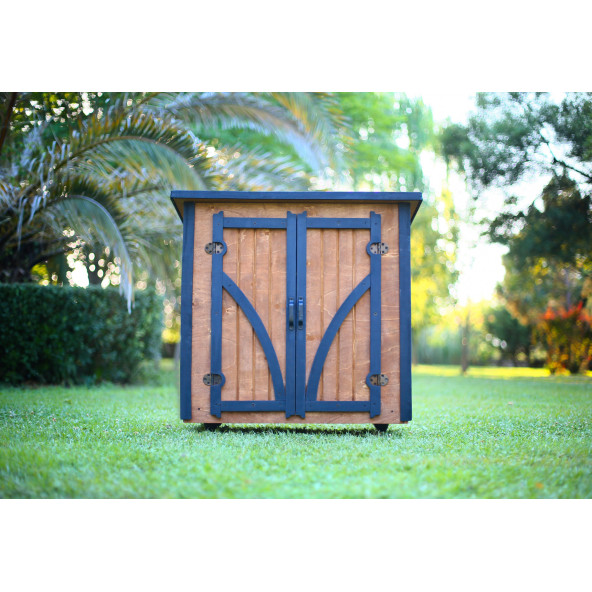 Mandu Ahşap Bahçe Depolama Dolabı 190Lt - 2