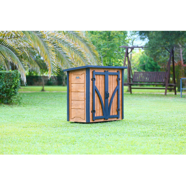 Mandu Ahşap Bahçe Depolama Dolabı 190Lt - 3