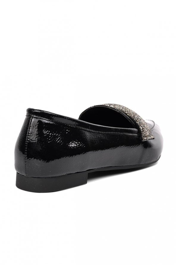 Potinonline K309/1 Kadın Taşlı Sivri Rugan Babet - 5