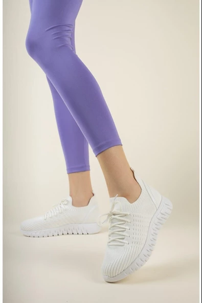 Divamod 500 Kadın Triko Streç Spor Ayakkabı - 9