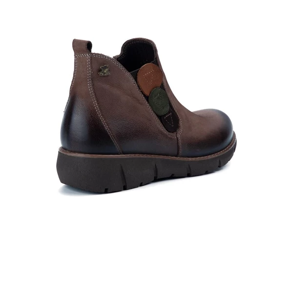 Venüs 1953755K Kadın Deri Lastikli Fermuarlı Kısa Bot - 10