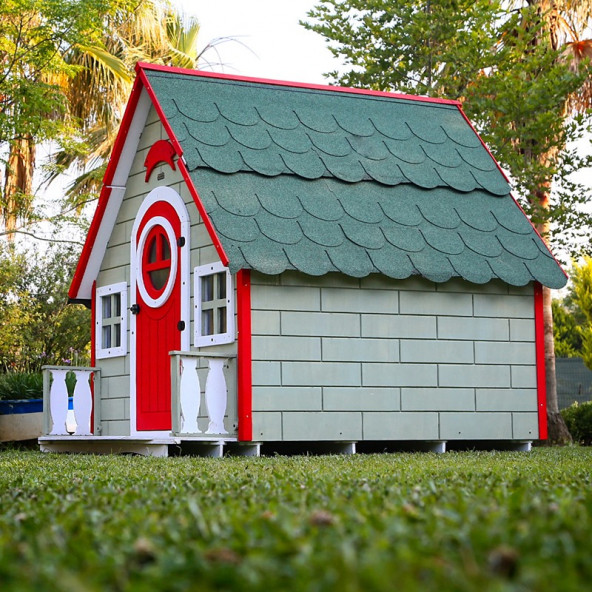 Mandu Ahşap Çocuk Oyun Evi (Playhouse) Hollanda - 8