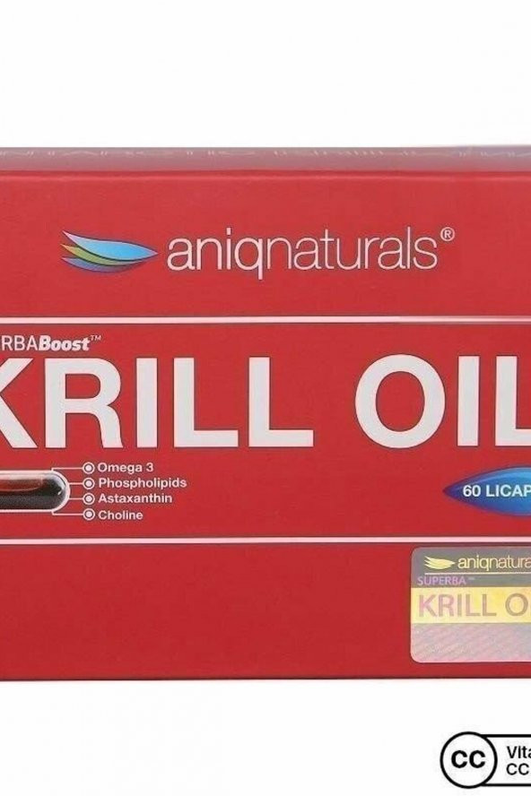 Aniqnaturals Superba Krill Oil 60 Licaps (Kutu)