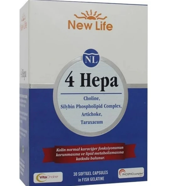 New Life 4 Hepa 30 Softgel Kapsül ürün görseli