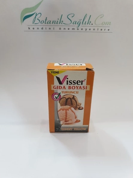 Visser Toz Gıda Boyası (9Gr) Turuncu