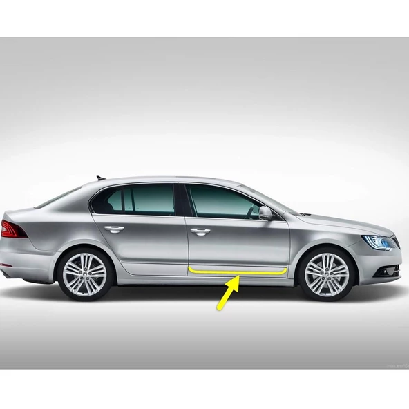 Skoda Superb 2 2014-2015 Sağ Ön Kapı Krom Çıtası 3T0853516