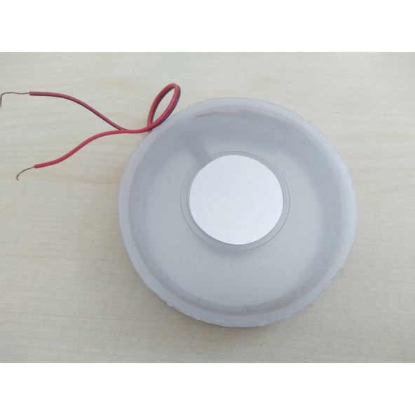 AYAK ALTI LEDİ YEŞİL 8cm (KUMANDASIZ - 12V) YUVARLAK LED, ARAÇ İÇİ LED, AYDINLATMA LEDİ, LED LAMBA - 2