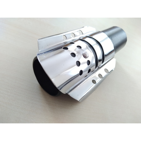 EGZOZ AĞZI NİKELAJ (5CM ÇAPINDA) RÜZGARLIKLI - EGSOZ NİKELAJI, EGZOZ UCU, EGZOZ BAŞLIĞI ürün görseli