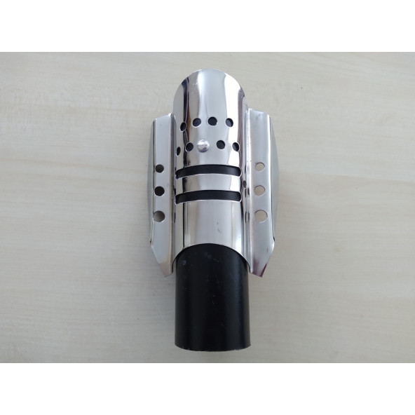 EGZOZ AĞZI NİKELAJ (5CM ÇAPINDA) RÜZGARLIKLI - EGSOZ NİKELAJI, EGZOZ UCU, EGZOZ BAŞLIĞI - Resim 3