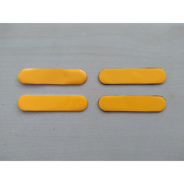 KAPI BADEMİ FOSFOR TURUNCU (4 KAPI İÇİN) KAPI SÜSÜ - KAPI TAKOZU - KAPI KORUMASI ürün görseli