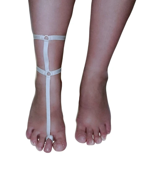 ASM1081 Bayan Acık Gri Afroditty Zarif Ayak Aksesuarı