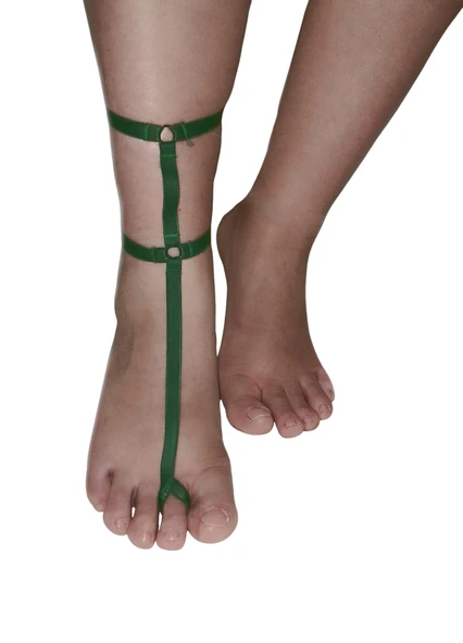 ASM1085 Bayan Yesil Afroditty Zarif Ayak Aksesuarı