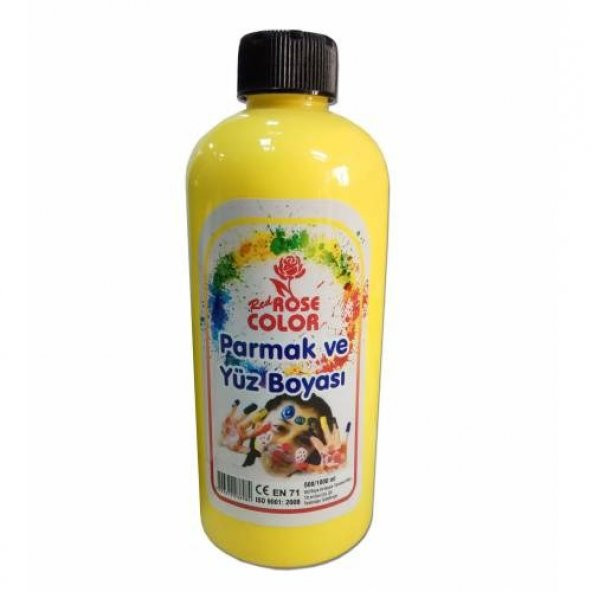 Parmak Ve Yüz Hobi Boyası 500ml  10 Renk  RedRose - 8