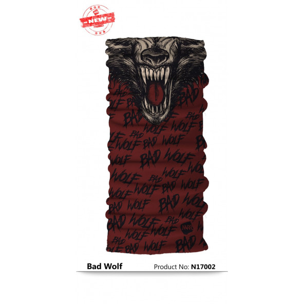 Narr Bad Wolf Unisex Renkli Bandana N17002 ürün görseli