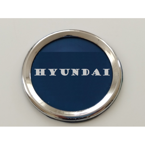 HYUNDAİ ARMASI 8,5x8,5cm ÜNİVERSAL (HYUNDAİ PANJUR BAGAJ ARMASI) HYUNDAİ LOGOSU