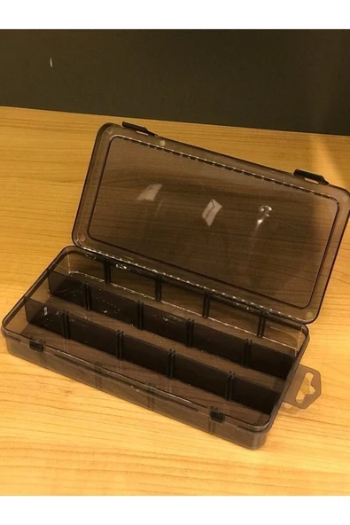 2'li Füme 15 Bölme Ayarlanabilir Düzenleyici Takı Kolye Boncuk Ilaç Küpe Yüzük Kutusu Organizer - 6