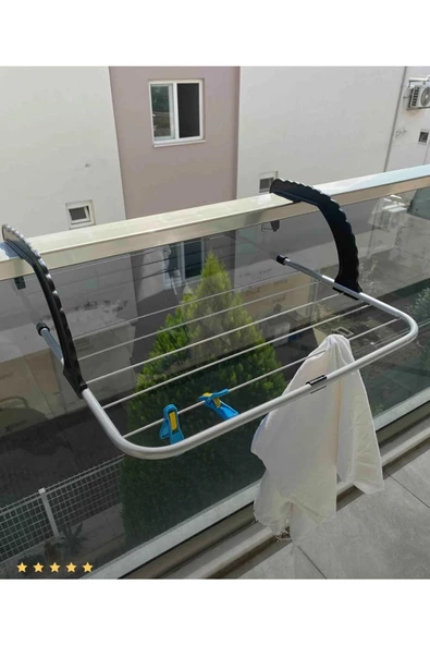 Petek Üstü Çamaşır Kurutmalık - Balkon Kurutmalık Askısı Askılık - 2