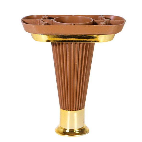 Nitra Mobilya Kanepe Koltuk Ünite Ayağı 15 Cm Kahve Gold Baza Ayakları (4 ADET) - 2