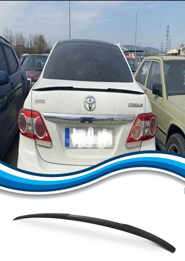 NKT GROUP Yarasa Spoiler Universal Her Sedan Araca Uyumlu 120 Cm Siyah  M4 - 4