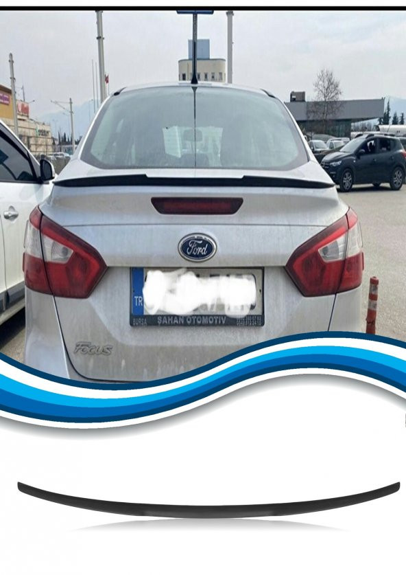 NKT GROUP Yarasa Spoiler Universal Her Sedan Araca Uyumlu 120 Cm Siyah  M4 - 5