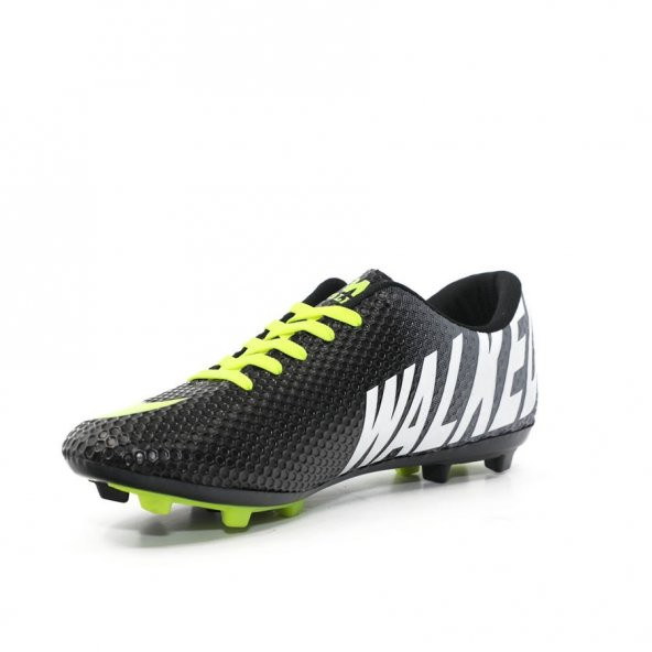Walkd 401 Erkek Siyah Sarı  Kırampon Futbol Ayakkabısı - 3
