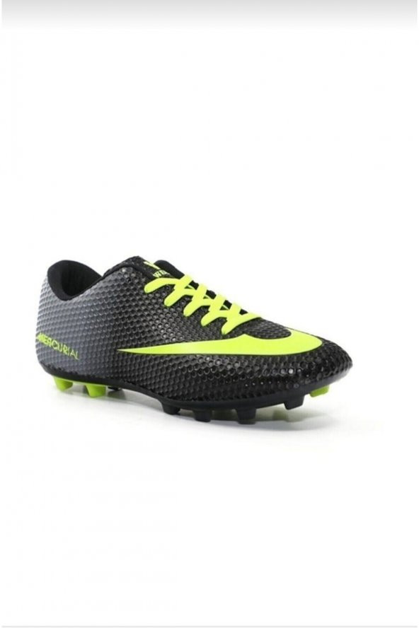 Walkd 401 Erkek Siyah Sarı  Kırampon Futbol Ayakkabısı - 4