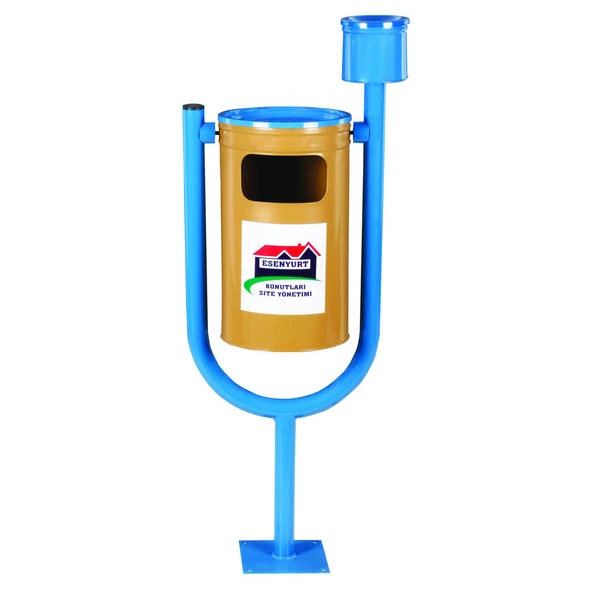 FKN U Tipi Küllüklü Dış Mekan Bahçe Çöp Kovası ürün görseli