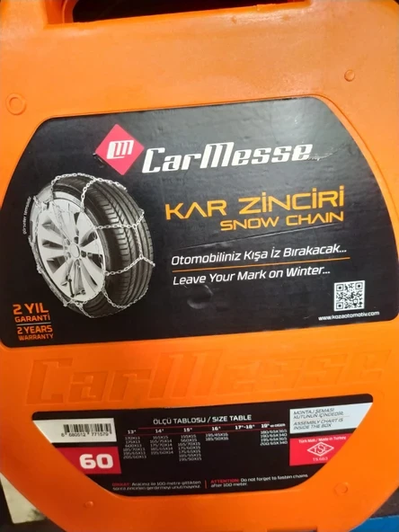 CARMESSE KAR ZİNCİRİ SNOW CHAIN - 2