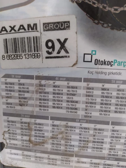 AXAM X MODEL KAR ZİNCİRİ - 4