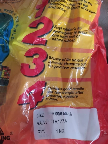 RUBBER KING 6.00/6.50-16 TR 177A İÇ LASTİK - 3