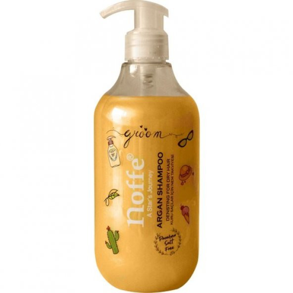Noffe Tuzsuz Parabensiz Argan Özlü Bakım Şampuanı 500 ml
