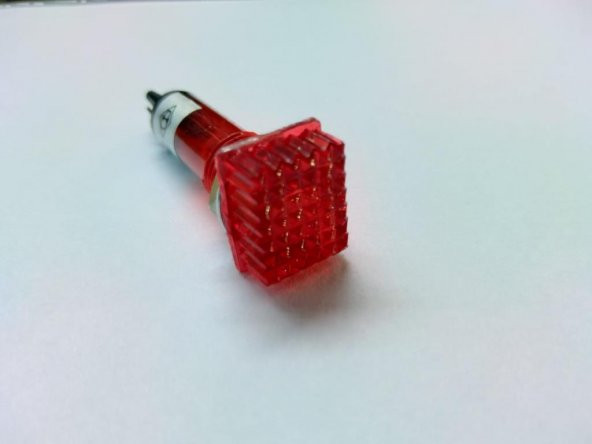 16 mm LED Sinyal Lambası - Kırmızı - 2