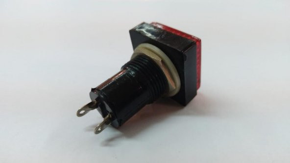 19 mm LED Sinyal Lambası - Kırmızı - 2
