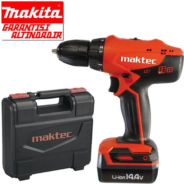 Maktec MT070E Çantalı Darbesiz Akülü Şarjlı Matkap 14,4V 1,5 Ah - 2