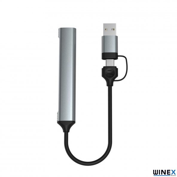 Winex 4in1 UsbA ve Type-C To UsbA 3.01 Çoklayıcı Hub Adaptör - 2