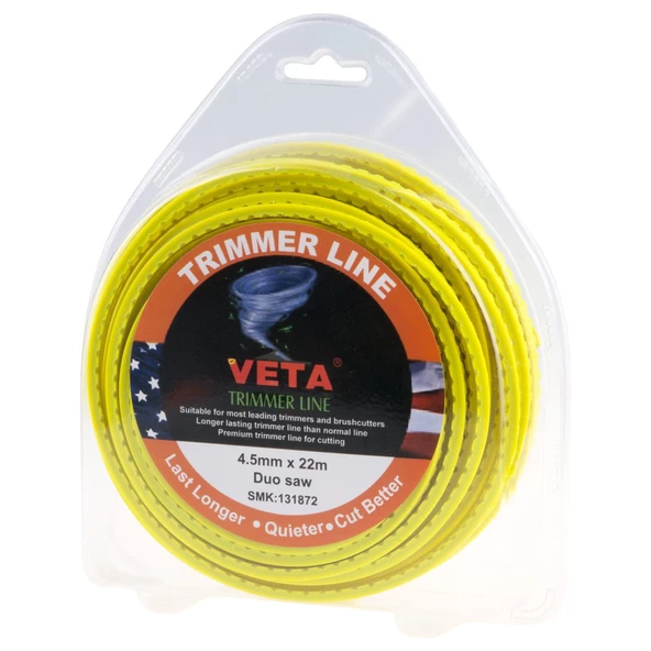 Veta 131872 Misina 4.5mm 22 Metre Tırtıklı Sarı