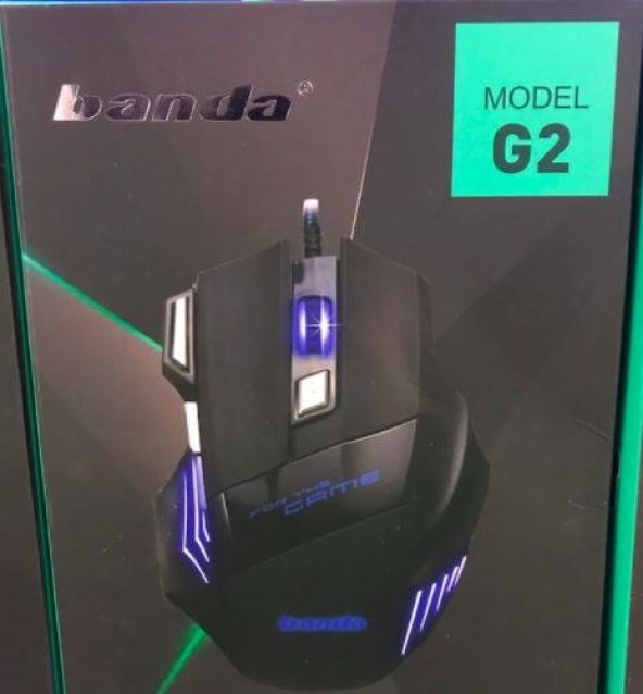 Banda G2 Kablolu Usb Oyuncu Mouse